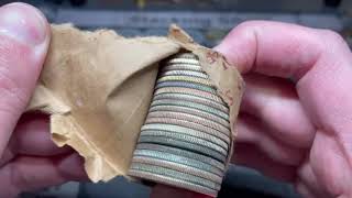 5 Rolls of Customer Wraps! MULTIPLE SILVERS! SCORE! COIN ROLL HUNTING!!