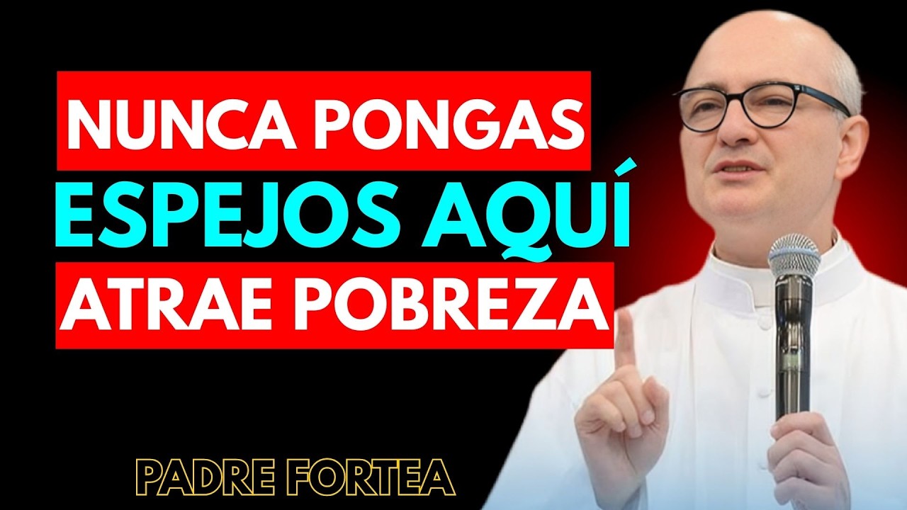 NUNCA Pongas ESPEJOS en Estos 3 Lugares o Atraerás POBREZA y Desgracias  PADRE FORTEA