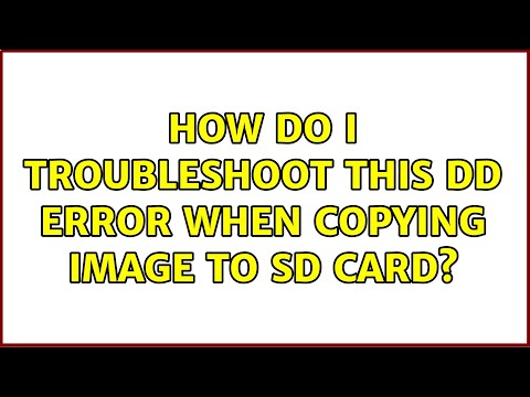 Ubuntu: How do I troubleshoot this dd error when copying image to SD card? (2 Solutions!!)