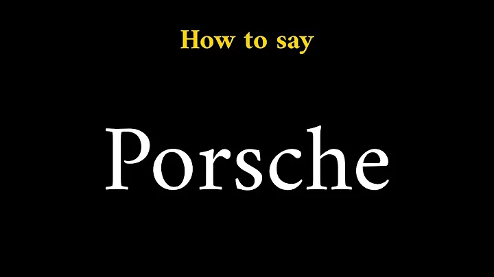 How to Pronounce Porsche • silent ‘E’? /pɔːrʃ/