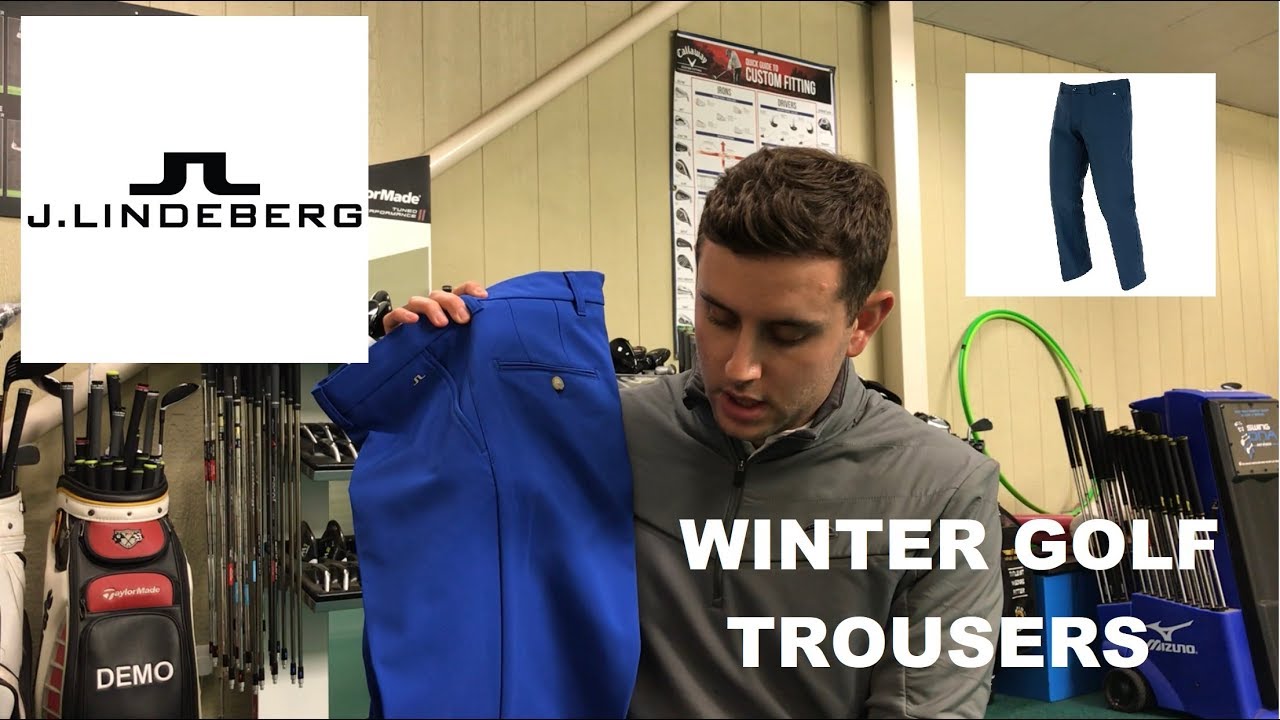 sMORZINE Sunderland of Scotland Mens Water Repellent Winter Golf Trousers  on Vimeo
