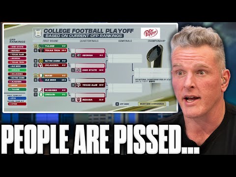 Thumbnail for People Aren't Happy About The College Football Playoff's Latest Rankings... | Pat McAfee Show
