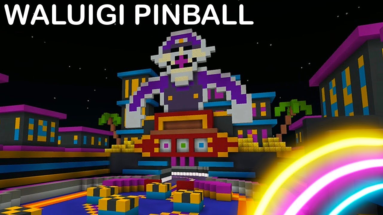 DS Waluigi Pinball Mario Kart in Minecraft YouTube