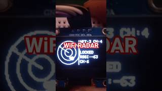 ESP32 WiFi Radar on OLED (Real-Time Scanner)