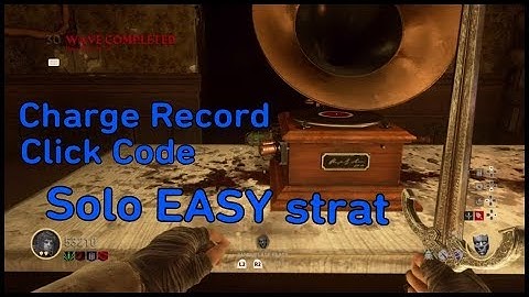 Charge the Record an get the Click Code !! Solo EASY Strat !! Final Reich Hardcore EE Step