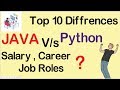 Top 10 Difference JAVA Vs Python ll Careers ll Salary ll Job Roles
