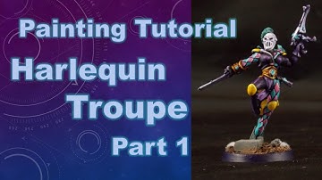 Harlequin Troupes Painting Tutorial Part 1