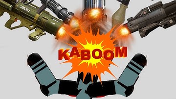 Stickman Backflip  5 Android Gameplay Part 7 - Rocket Launcher Explosion