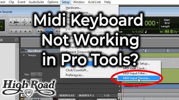 Pro Tools Tutorial - Beginner - Midi Keyboard Not Working in Pro Tools