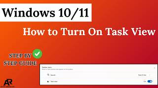 How to Turn On Task View on Windows 10/11