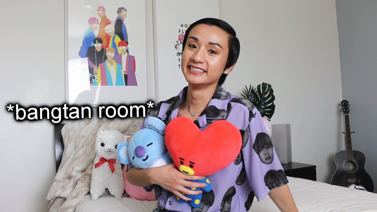a BTS themed room tour