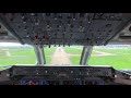 Strasbourg approche  717 volotea cockpit  4k60
