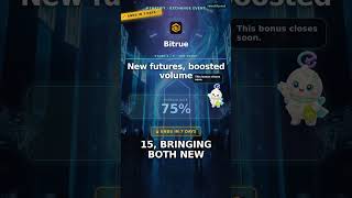 Bitrue New Futures Listing Fest: 200,000 USDT Pool #Shorts