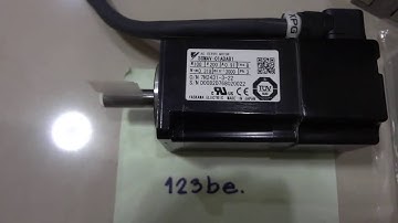 JOG Test 100w YASKAWA SGMAV SIGMA V 20bit encoder AC SERVO MOTOR