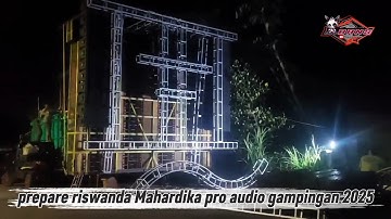 Riswanda Mahardika pro audio cek sound - prepare gampingan 2025 , 28 subwoofer 