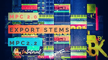 MPC LIVE EXPORT STEMS STANDALONE TO ANY DAW