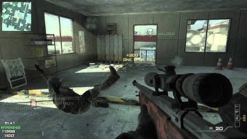 MODERN WARFARE 3 - NO LOOK SHOT Quick Scope! Pt.2
