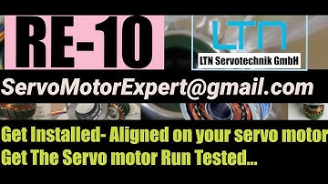 RE-10 RE 10 RE10 LTN Resolver install Adjust Align on Servo motor- India | UAE
