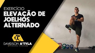 Elevação de joelhos alternado