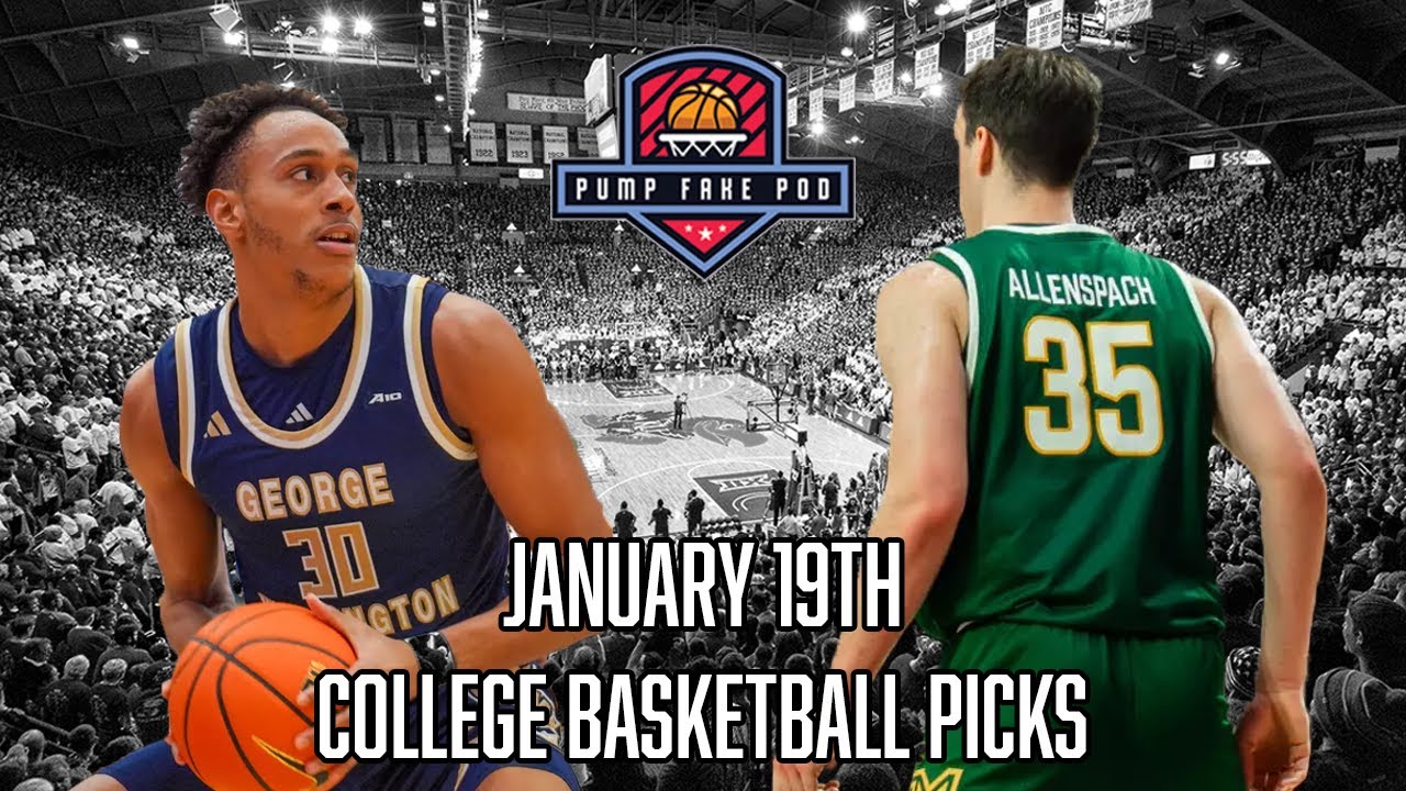 NCAA COLLEGE BASKETBALL PICKS FOR JANUARY 19TH