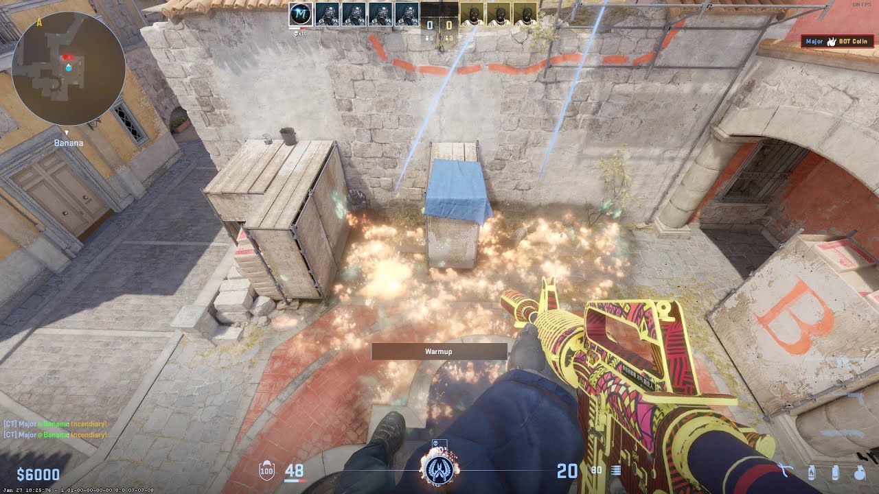 CS2 Inferno - ALL B Site Molotovs that you MUST KNOW - YouTube