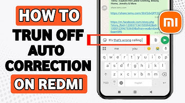 How to disable auto correction on Redmi - how to off auto correction in redmi