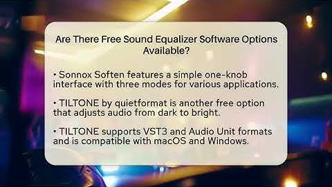 Are There Free Sound Equalizer Software Options Available? | Audio Gear Insider