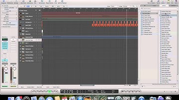 My first techno dance song in logic pro 9.