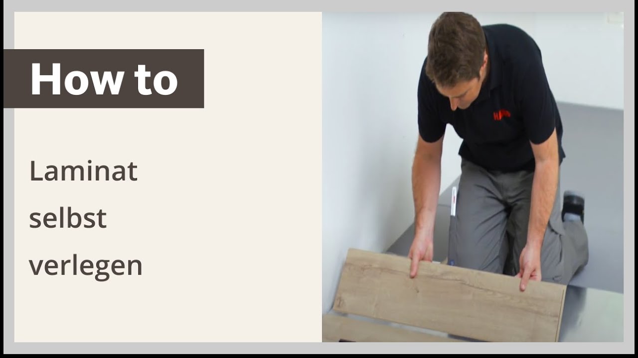 Laminat selbst verlegen – Verlegeanleitung: HARO Top Connect, schwimmende Verlegung