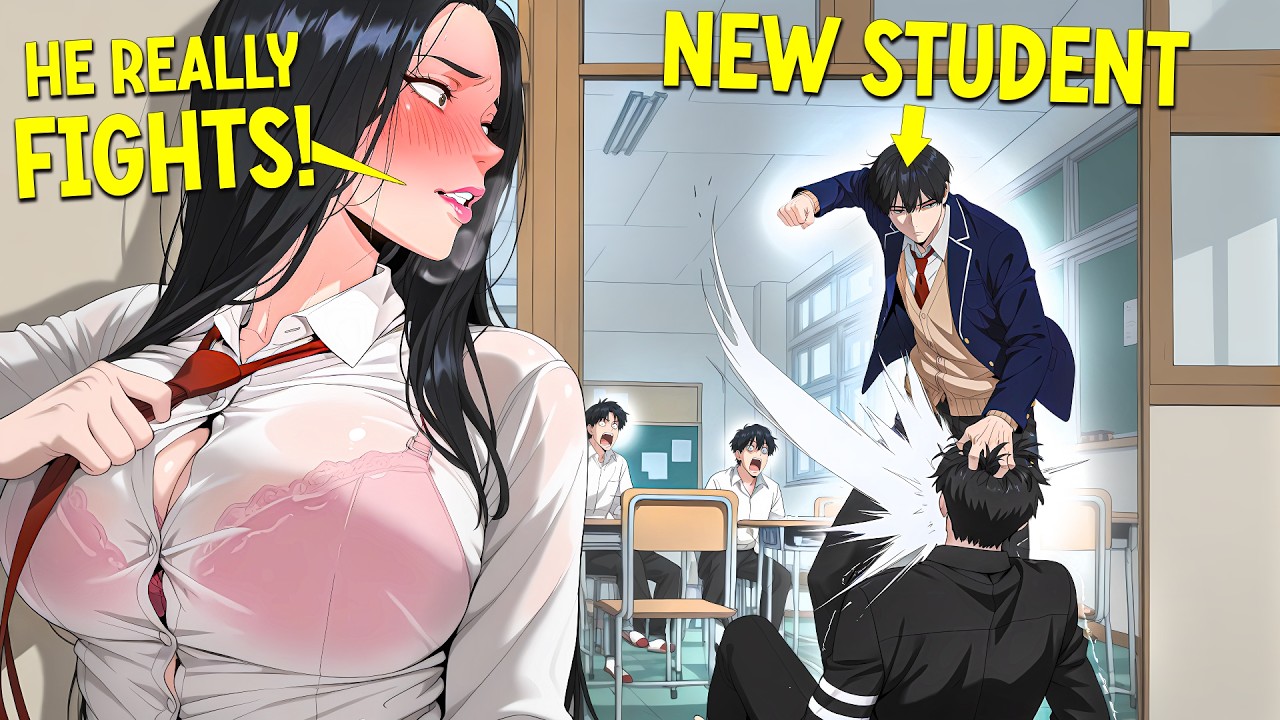 Boy Joins a DELINQUENT School and Rizzes Girls by THROWING Hands! - Manhwa Recap