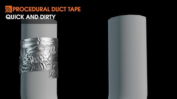 Procedural Duct Tape in Houdini