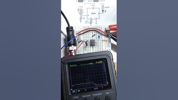 Oscilloscope High Side LDR 555 Timer Nightlight LED Circuit Measured #oscilloscope #measuringtool
