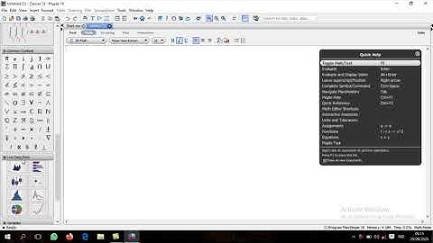Tutorial Penggunaan Aplikasi Maple 18