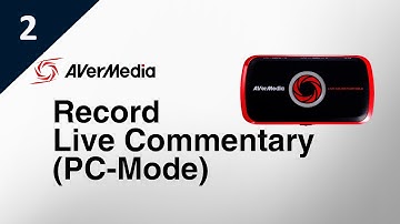 How to Record Live Commentary with LGP (PC-Mode)