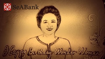 Vẽ Tranh Cát Sinh Nhật Chủ Tịch HĐQT SeABank | Tranh Cát Quỳnh Hoa