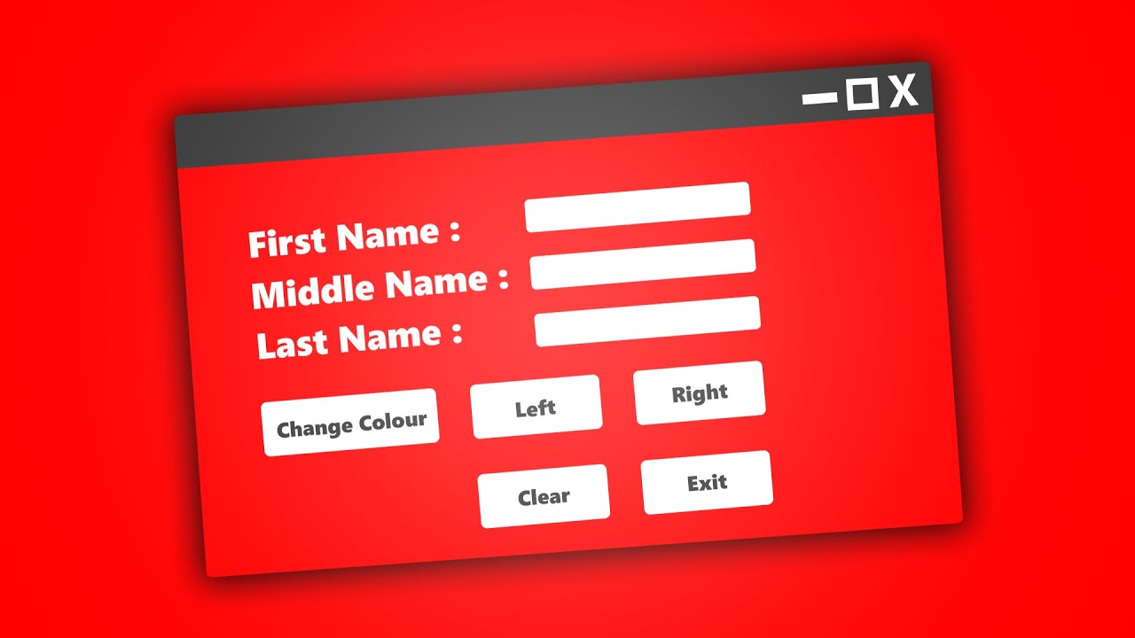 How to Create Windows form Like this Using Visual Basic ( VB.NET in ...