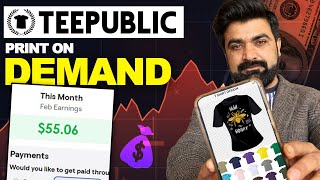 TeePublic Best Print On Demand Tutorial For Beginners | Sell T shirt Design Earn Money