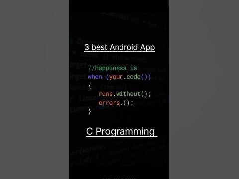 3 best Android App C Programming || mobile programming - YouTube