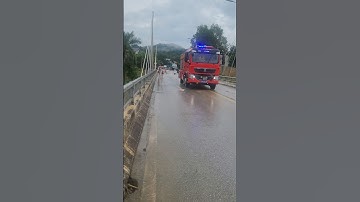 15h 7.10 xe mang phao vào Bình Long - Hòa An cho bà con di dời khỏi nhà. #caobằng