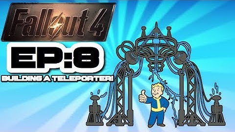 Fallout 4 Playthrough Ep: 8 No Mods! Building A Teleporter!