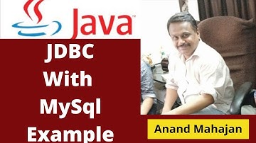 JDBC with MySql example by Anand Mahajan, Mahajan Computers, Kurukshetra