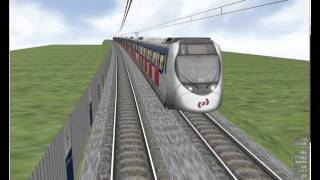 [OpenBVE speedrun] 1530km/h KCR SP1900 on east rail line
