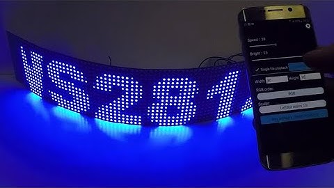 APP control LED-WiFi dream color programmable controller and WS2812B RGB addressable LED pixel panel