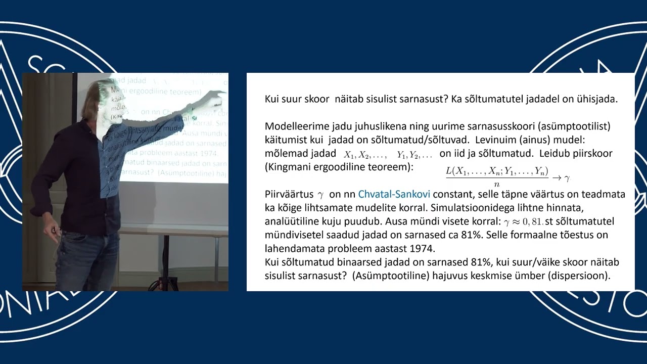 2.06 Jüri Lember, Tartu Ülikooli tõenäosusteooria professor