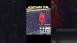 Seokjin wearing a Tampa Bay
