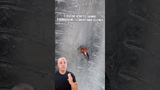 A visão interna do conserto com "macarrão" é pura satisfa...