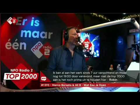 Rob Stenders kapt Marco Borsato af - Top 2000 2019