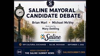 Saline Mayoral Debate 2026 | Brian Marl & Michael McVey | September 1 screenshot 2