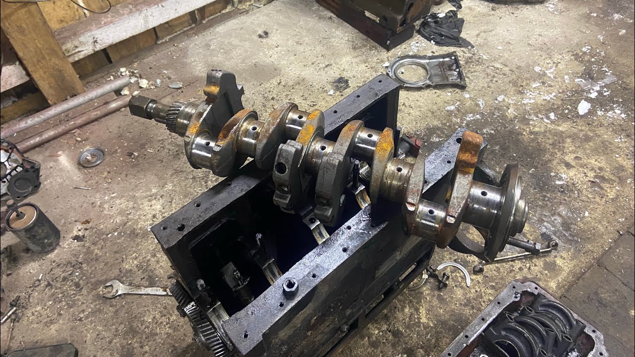 Po Remoncie Trafił Na Złom $ Rozbieranie Silnika Z Ursusa