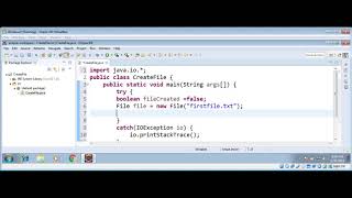 Java Creating Files Using the File Class